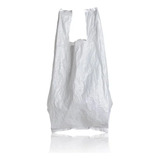 5kg Sacolas Plásticas Reciclada Reforçada Branca