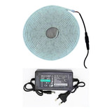 5m Mangueira Fita Led 12v Neon Corte2 5cm Alto Brilho Fonte Luz Branco frio 110v 220v