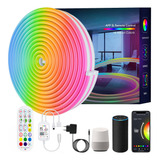5m Wifi Neon Bluethooth Fita Led App Prova D água Alexa