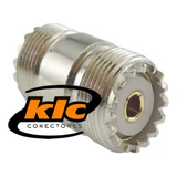 5pç Emenda Uhf Conector Cabo Antena Radio Px Py Rg58 Rg213
