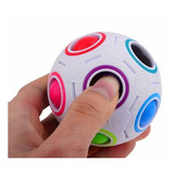 5pcs Cubo Mágico Arco íris Bola Torção Quebra cabeça Estress