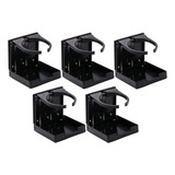 5pcs Suporte De Copo De Bebida De Nylon Preto Ajustável