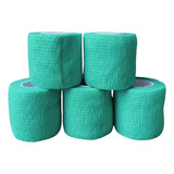 5un Fisi Thumb Tapes Autoaderente Elástica Crossfit + Resis Cor Verde Tamanho 5cmx4,5m