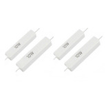 5un Resistor 10w Porcelana Escolha 1 Valor Ohmico Na Lista
