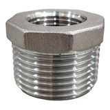 5x Bucha Redução Inox 304 150lbs 1'' X 3/4'' Bsp