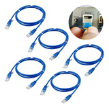 5x Cabo Rede Rj45 Patch Cord