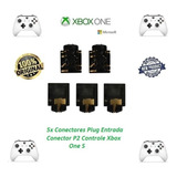5x Conectores Plug Entrada Conector P2 Controle Xbox One S