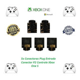 5x Conectores Plug Entrada Conector P2 Controle Xbox One S