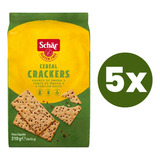 5x Crackers Cereal Seeds Sem Glúten