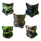 5x Máscara Proteção Solar Tube Neck Buff Skin Albtz Atacado