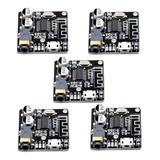 5x Mini Modulo Placa Receptor Bluetooth 5.0 Áudio Mp3