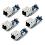 5x Mini Módulo Rede Lan Ethernet