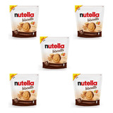 5x Nutella Biscuit Biscoito Wafer Creme D Avelã Ferrero 193g