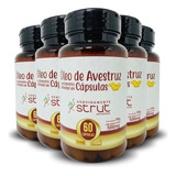 5x Oleo D Avestruz Strut Original Omega3 6 7 9 Hf Suplements