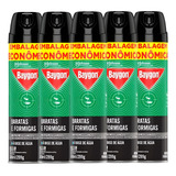 5x Repelente Baygon Baratas E Formigas 360ml Base D'água