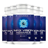 5x Suplemento Max Vision Advance Zinco Selênio 60 Comp 500mg