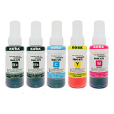 5x Tinta Compatível Epson L220 L355 L365 L375 L380 L395 L396
