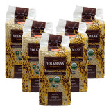 5x Arroz Cateto Integral Orgânico E Biodinâmico 1kg Volkmann