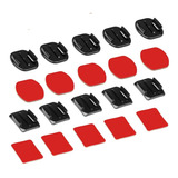 5x Base Suporte Curvo 5x Base Plana Adesivo 3m Gopro