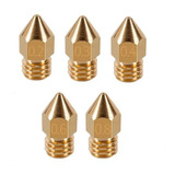 5x Bicos Nozzle 1 75mm 2 3 4 6 8mm Mk8 Creality Cr 10 Ender3