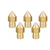 5x Bicos Nozzle 1 75mm Mk8 Creality 3d Cr 10 Ender 3 Mk8