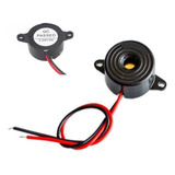 5x Buzzer Ativo Contínuo Sirene Alta Sfm 20b Dc 3 24v Apito