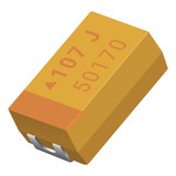 5x Capacitor De Tântalo Smd 6 3v 100uf 10 2312 100mohm