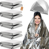 5x Cobertor Aluminizado Manta Térmica Isolante Emergência