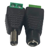 5x Conectores P4m E 5x Conectores P4f Tipo Borne Fita Led cftv