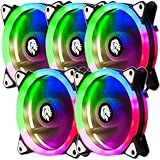 5x Cooler Fan Led RGB 120mm Gabinete Pc Gamer Cpu Ventoinha  5x RGB 2 