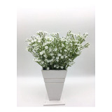 5x Flor Mosquitinho Artificial Branco Decoração Gipsofila
