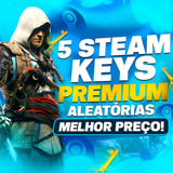 5x Jogos Premium Steam Chaves Aleatorias