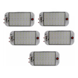 5x Luminarias Led Bivolt 12v 24v 15cm A Prova D agua Asx