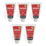 5x Magnésio Líquido 100ml Álcool Em Gel Protech 4climb