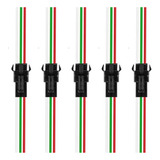 5x Pares Conector Jst Macho E Fêmea De 22awg 15cm 3 Vias