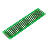 5x Placa Circuito Impresso Dupla Face Ilhada 2x8cm Fibra