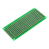 5x Placa Circuito Impresso Dupla Face Ilhada 3x7cm Fibra