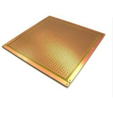 5x Placa De Fibra Ilhada 10x10 Cm Pcb Perfurada Padrão