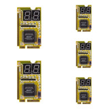 5x Placa Diagnostico Pc Analyzer Debug Notebook Lpc Mini Pci