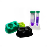 5x Rack P Tubo Cônico 2 Lugares Para Tubos 15ml 50ml Falcon
