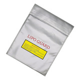 5x Sacos Anti Chama P Bateria Lipo Safe Bag 23x30 Prata 