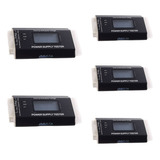5x Testador De Fonte Atx Digital Lcd Carcaça Placa Mãe Sata