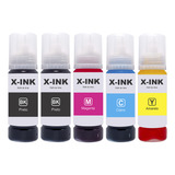 5x Tinta Para Epson L3250 L3150 L3210 L3110 L5190 L5290 T544