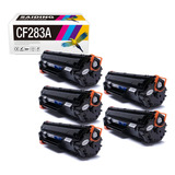 5x Toner Compativel 283a