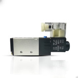 5x Válvula Solenoide 5 2 Vias Rosca 1 4 Pneumática Ar 24v