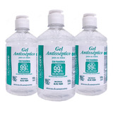 6 Alcool Em Gel 70% Higienizador De Mãos Troia Care - 500gr 
