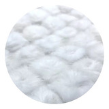 6 Aplique Pompom Pelúcia Para Colagem 45mm - Branco