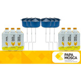 6 Armadilhas + 6 Liquidos Atrativo Para Mosca - Papa Mosca 