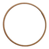 6 Aros Mdf Crú 3mm 20 E 16 Cm E 1 Cm Largura Guirlanda