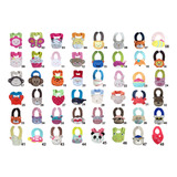 6 Babador Similar Carters Atoalhado Bichinho Impermeável